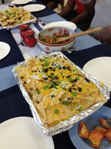 nachos and pico de gallo